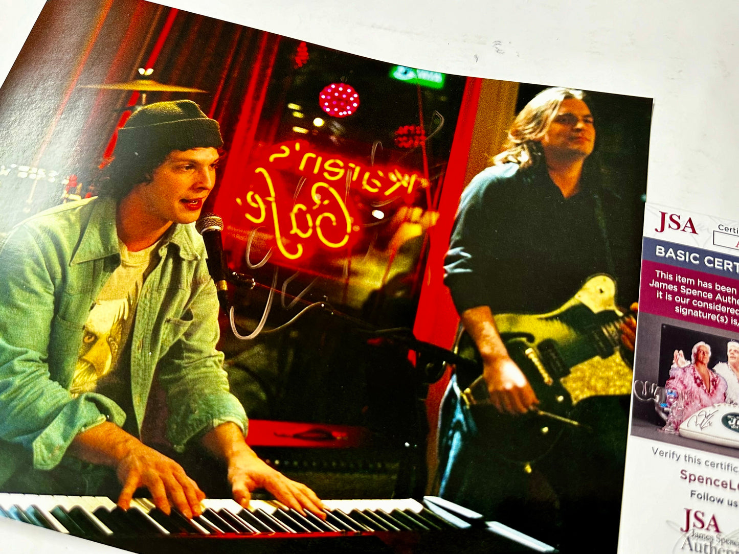 Musician Gavin DeGraw Signed One Tree Hill 8x10 Photo With JSA COA