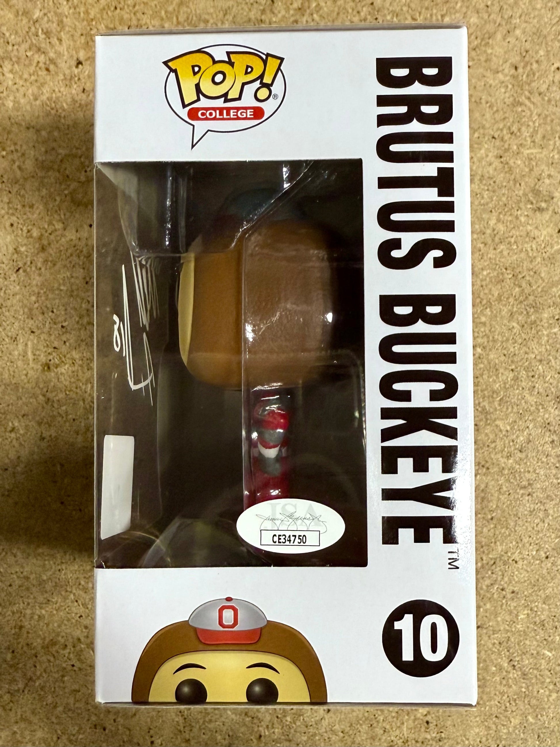 Will Howard National Champ 2025 QB Signed Ohio State Funko Pop! #10 With JSA COA