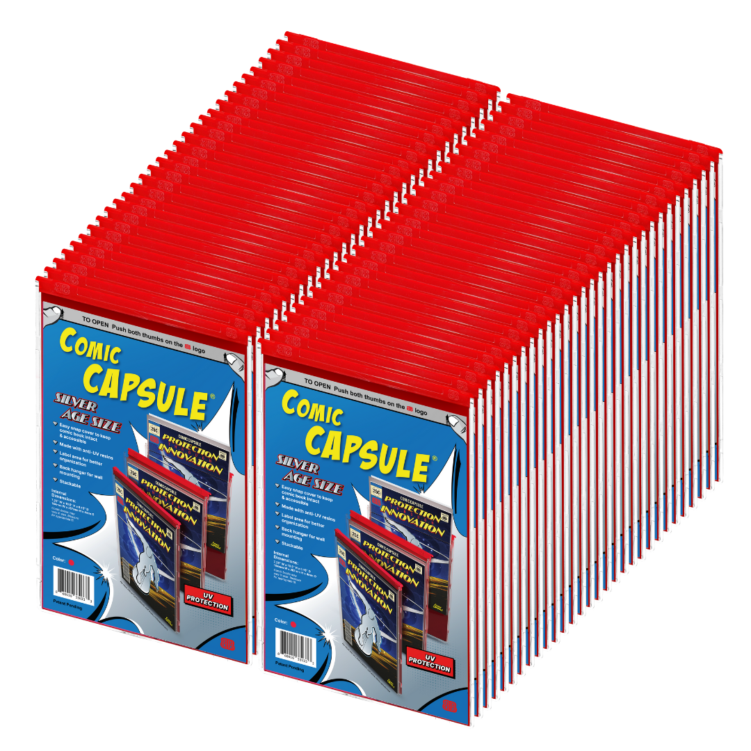 Red SILVER Age Size ComicCapsule