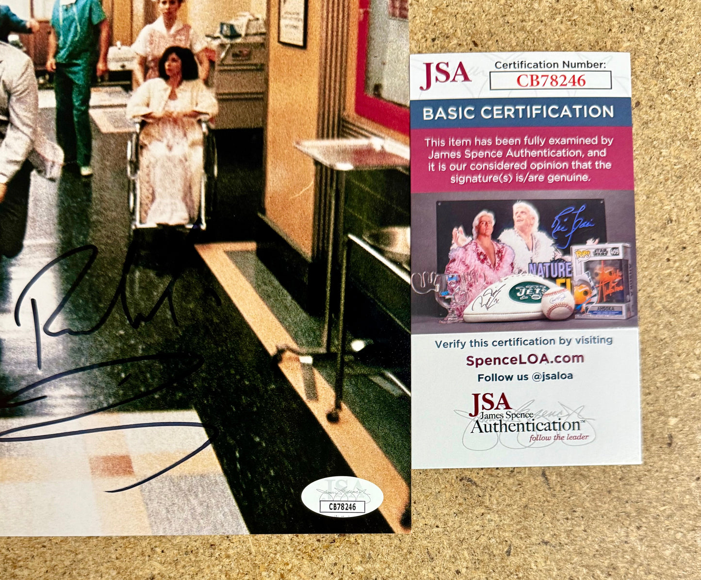 Jim Belushi Signed Autographed Red Heat 8X10 Photo With JSA COA