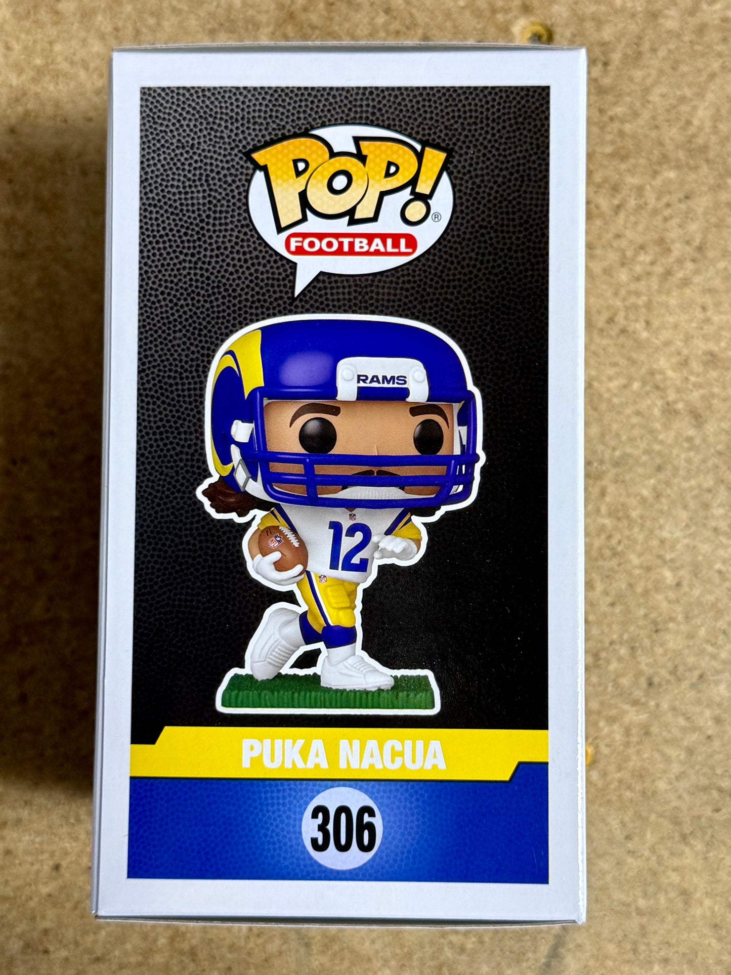 Funko Pop! Football Puka Nacua #306 NFL Los Angeles Rams 2025 BYU Washington State