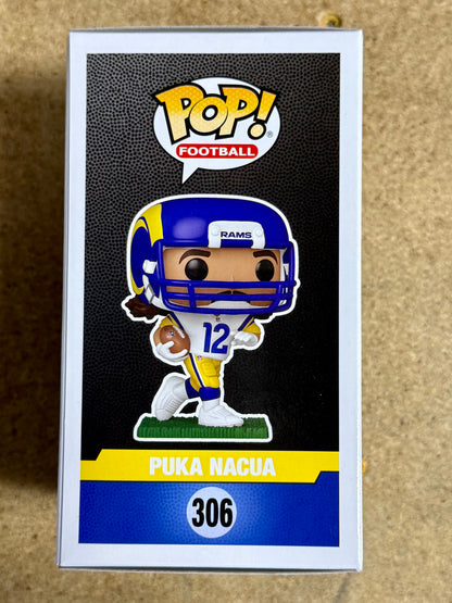 Funko Pop! Football Puka Nacua #306 NFL Los Angeles Rams 2025 BYU Washington State