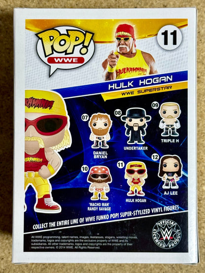 Funko Pop! WWE Hulk Hogan #11 Wrestling Vaulted 2014 Hulkamania HOF 2021