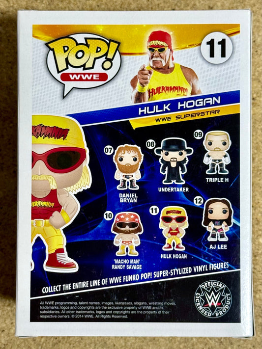 Funko Pop! WWE Hulk Hogan #11 Wrestling Vaulted 2014 Hulkamania HOF 2021