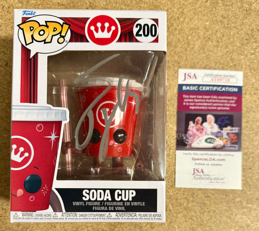 Comedian Tracy Morgan Signed Movie Theater Soda Cup Funko Pop! #200 With JSA COA