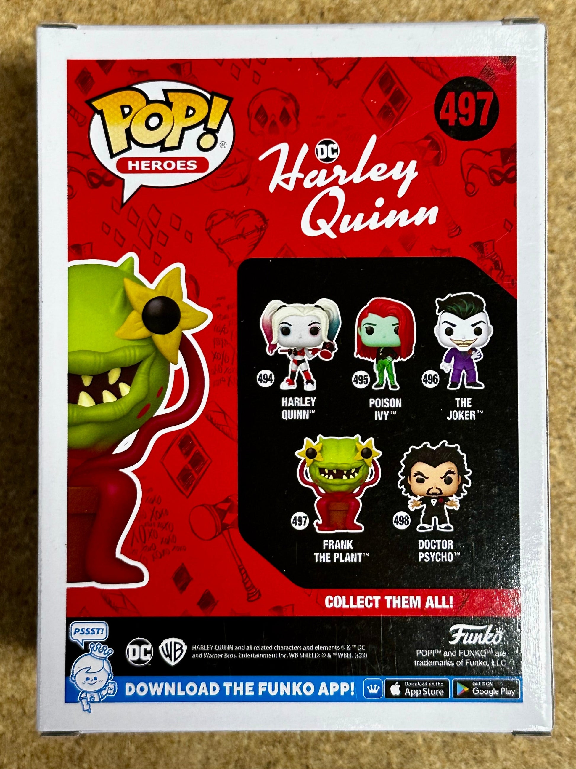 Funko Pop! DC Heroes Frank The Plant #497 Harley Quinn The Animated Series 2023