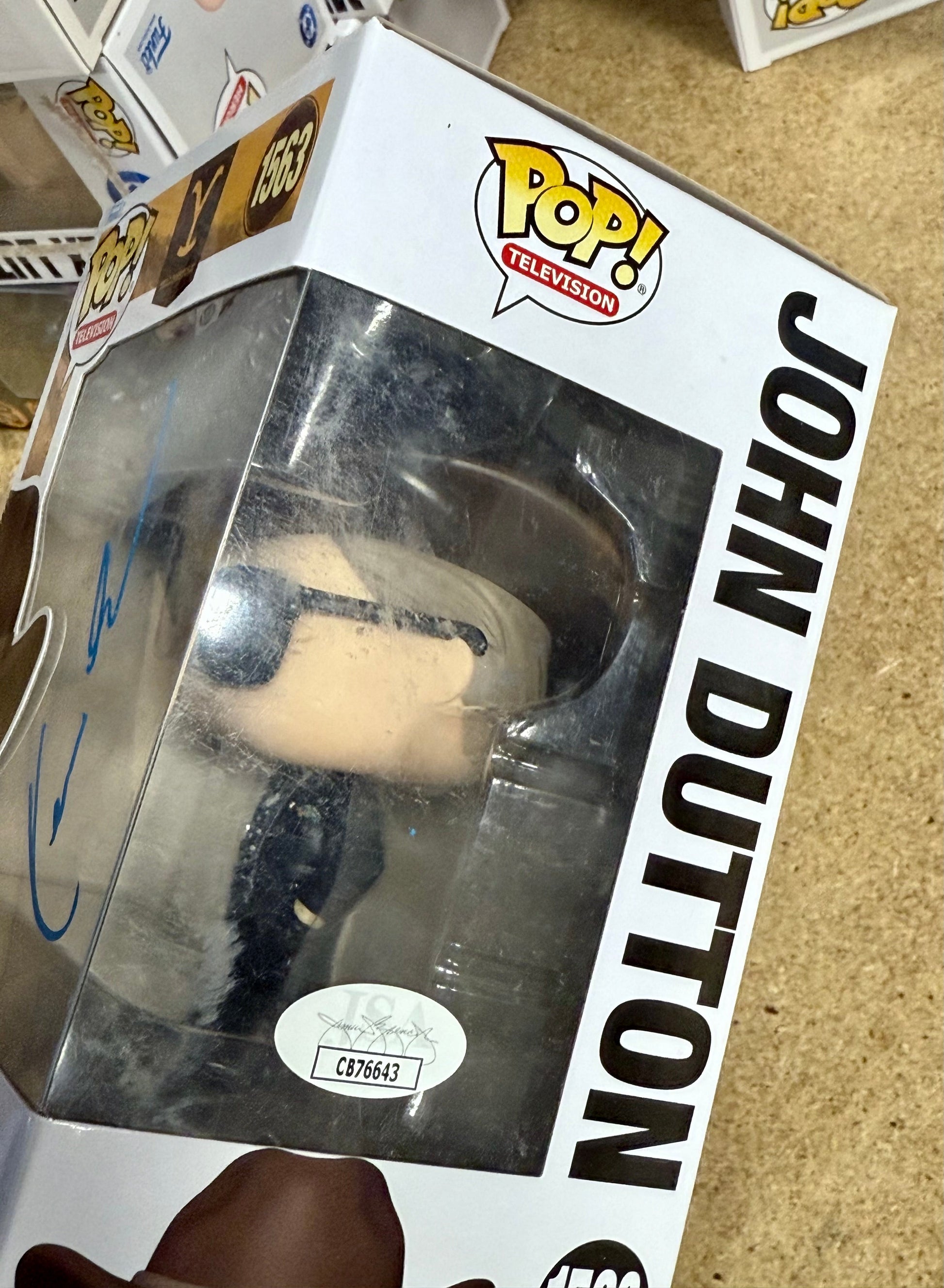 Kevin Costner Signed John Dutton Yellowstone Funko Pop! #1563 With JSA COA