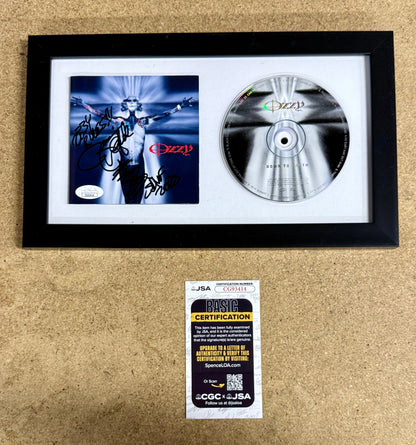 Zakk Wylde Framed & Signed “Ozzy Osbourne Down To Earth” CD Booklet With JSA COA