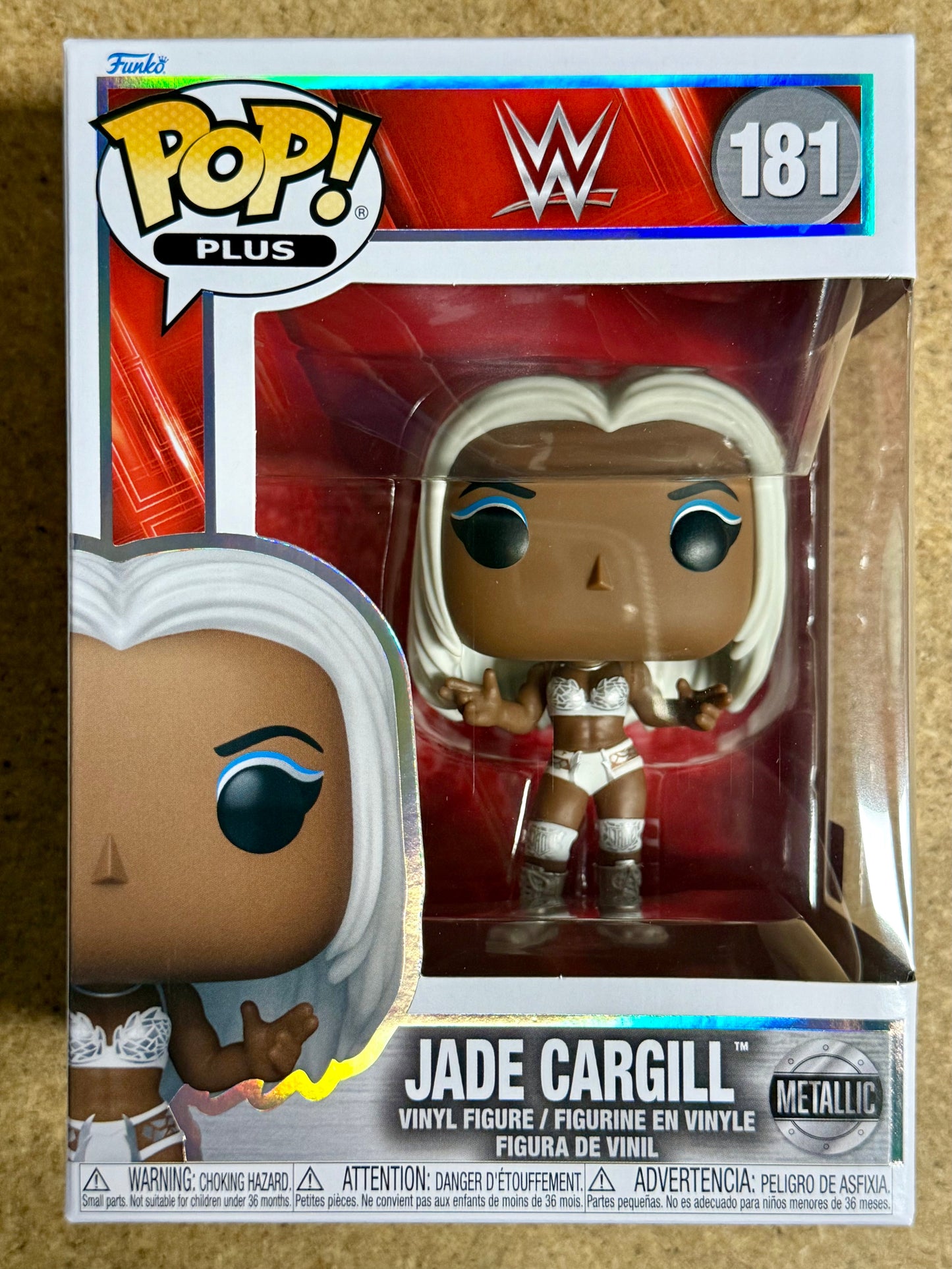 Funko Pop! Plus Metallic Jade Cargill #181 WWE Diva Women’s Wrestler 2025