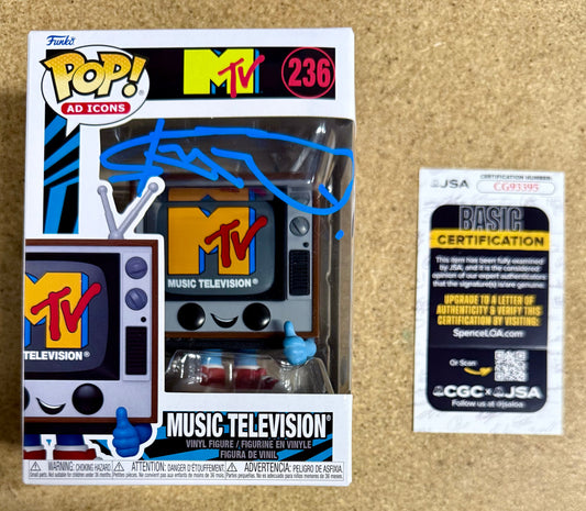 Stunt Man Steve-O From Jackass Signed 2024 MTV Funko Pop #236 With JSA COA
