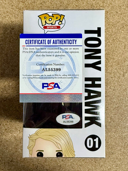 Tony Hawk Professional Skateboarder Signed Birdhouse Funko Pop! #01 With PSA COA