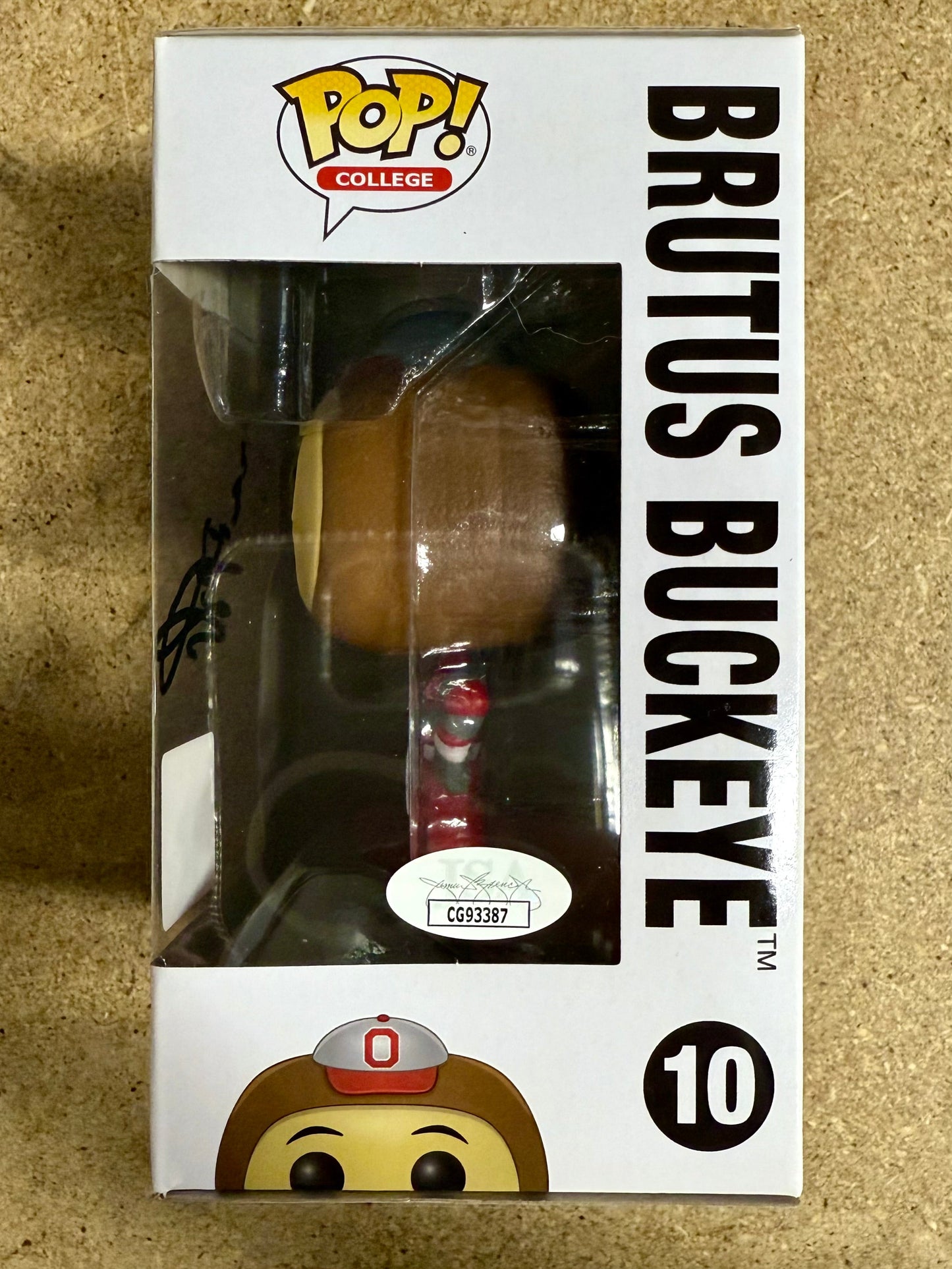 Jack Sawyer LB National Champ 2025 Signed Ohio State Funko Pop! #10 With JSA CO
