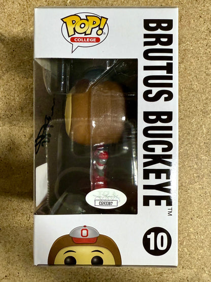 Jack Sawyer LB National Champ 2025 Signed Ohio State Funko Pop! #10 With JSA CO