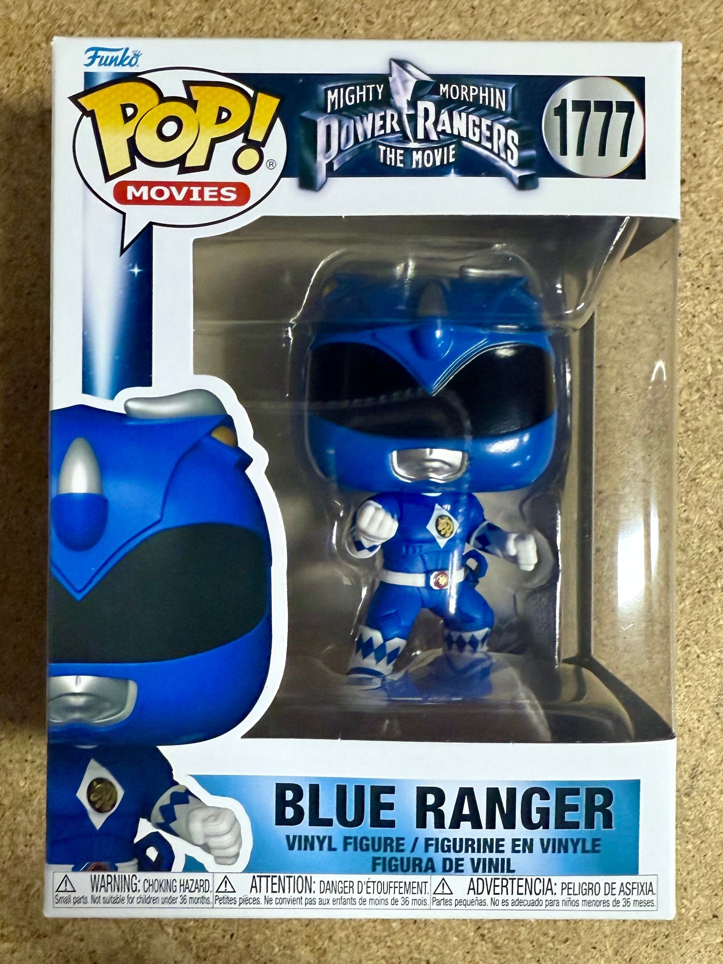 Funko Pop! Movies Blue Power Ranger #1777 Mighty Morphin The Movie (1995) 2025