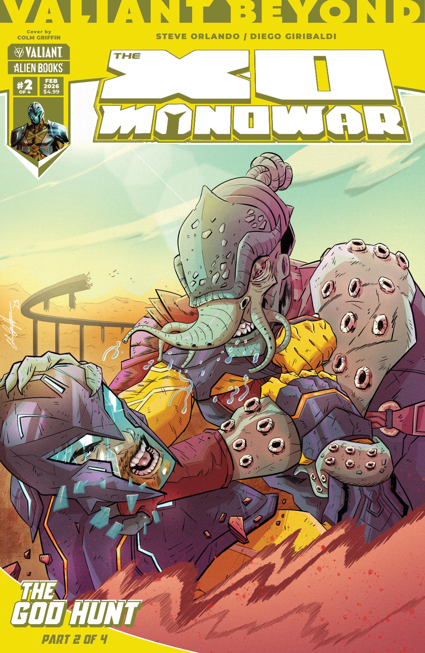Valiant Beyond: The X-O Manowar #6-The God Hunt #2 Cover A (Griffin)