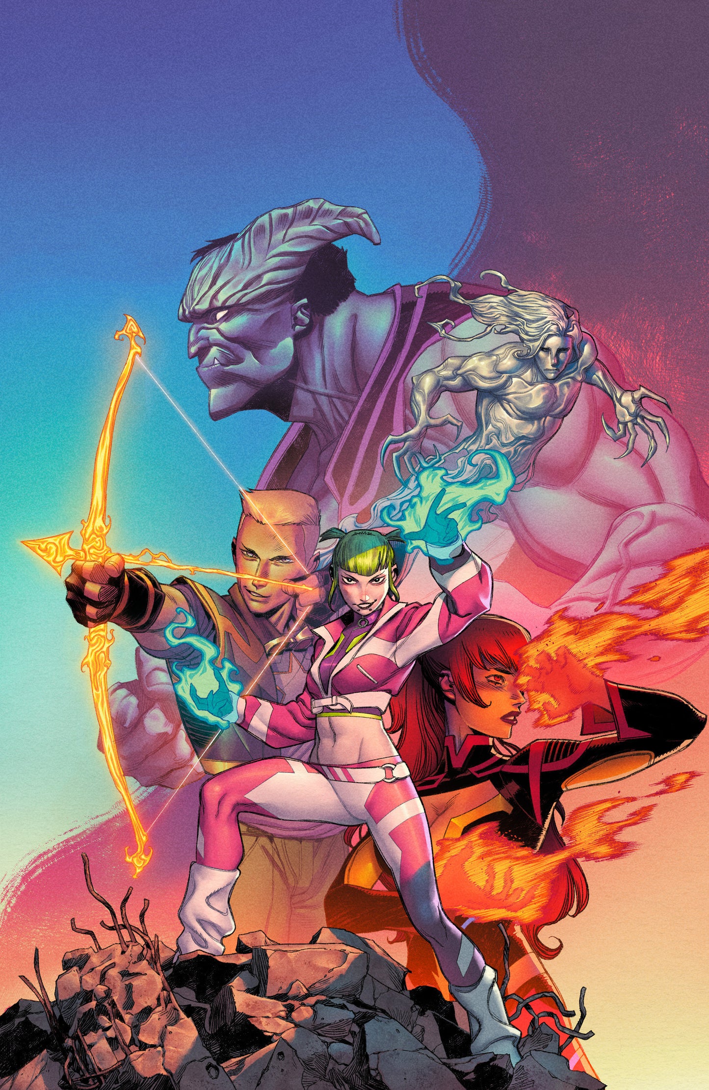 Valiant Beyond: All-New Harbinger #4-It Never Stops #1 Variant C (Rocha Full Art)