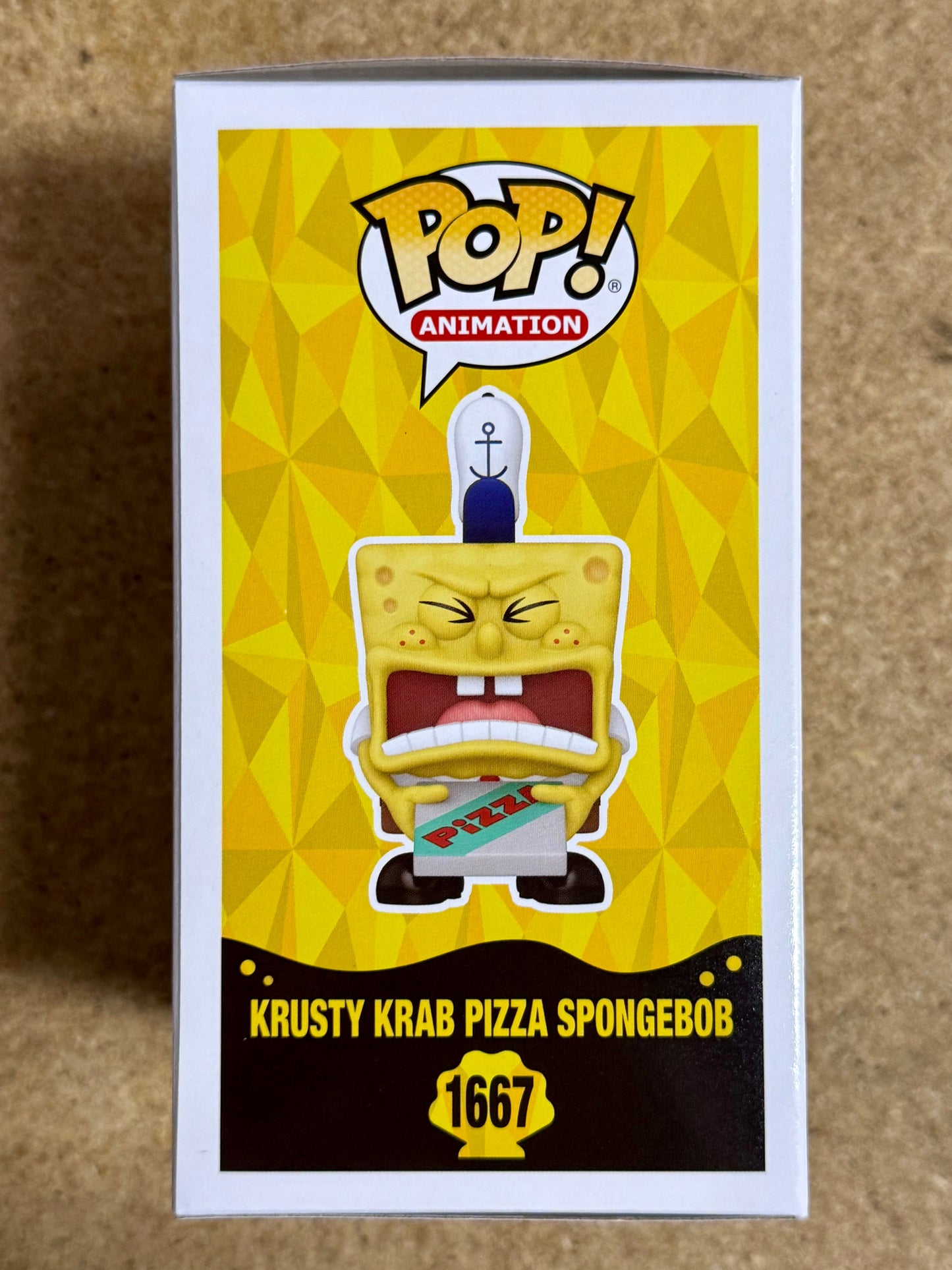 Funko Pop! Animation Krusty Krab Pizza Spongebob #1667 SquarePants 25 Years 2024