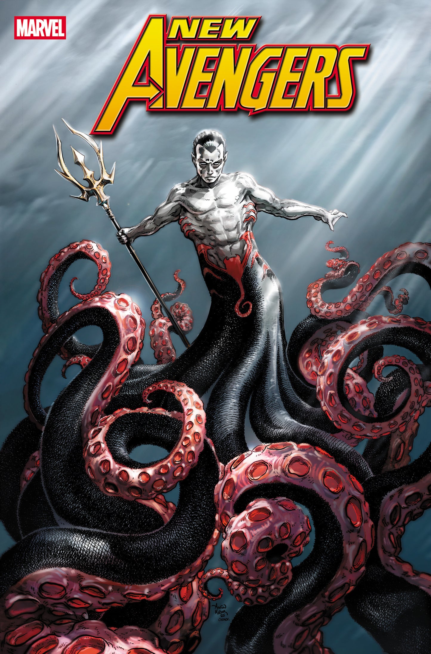 NEW AVENGERS #7 AARON KUDER KNULLIFIED VARIANT