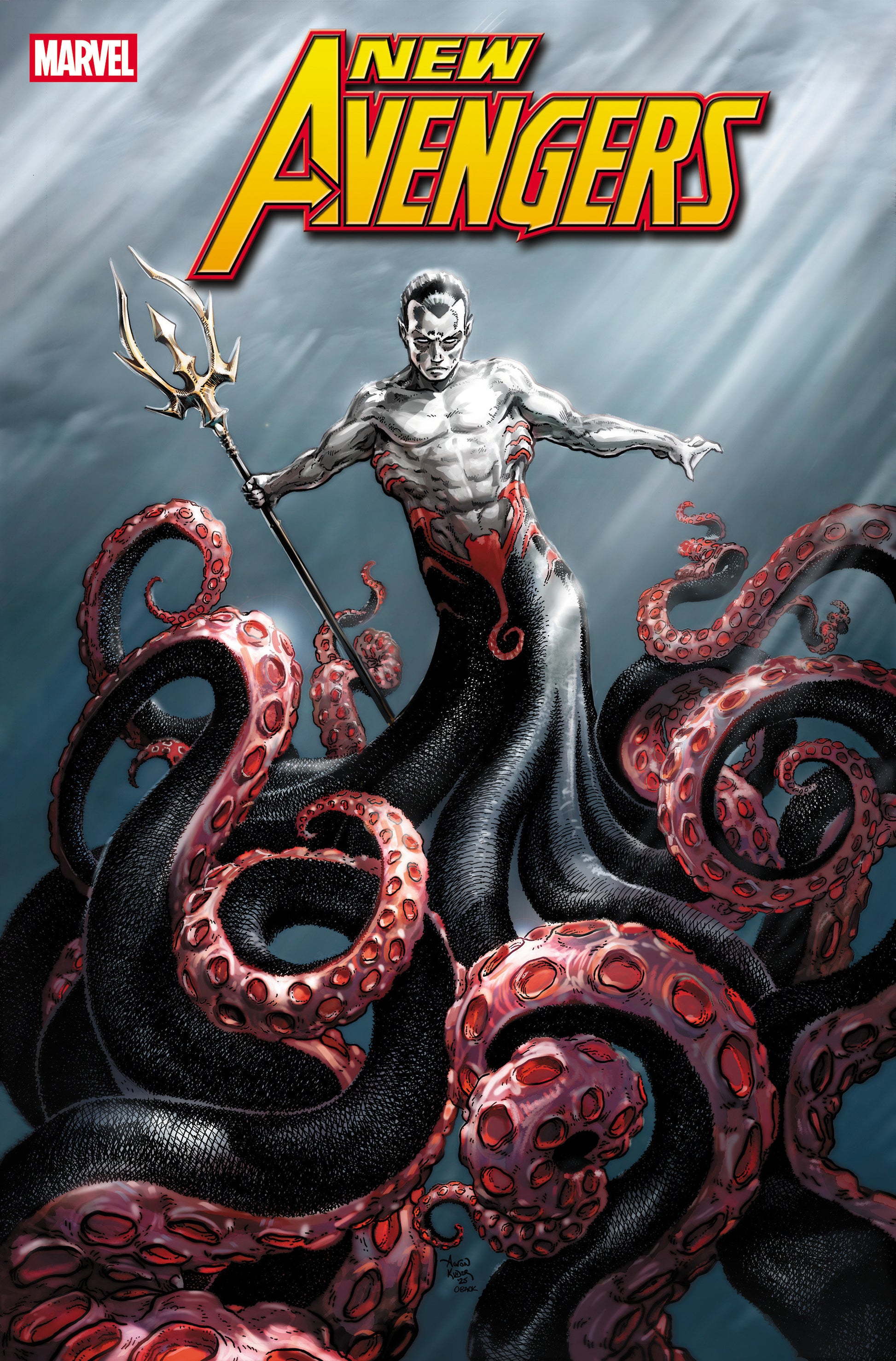 NEW AVENGERS #7 AARON KUDER KNULLIFIED VARIANT