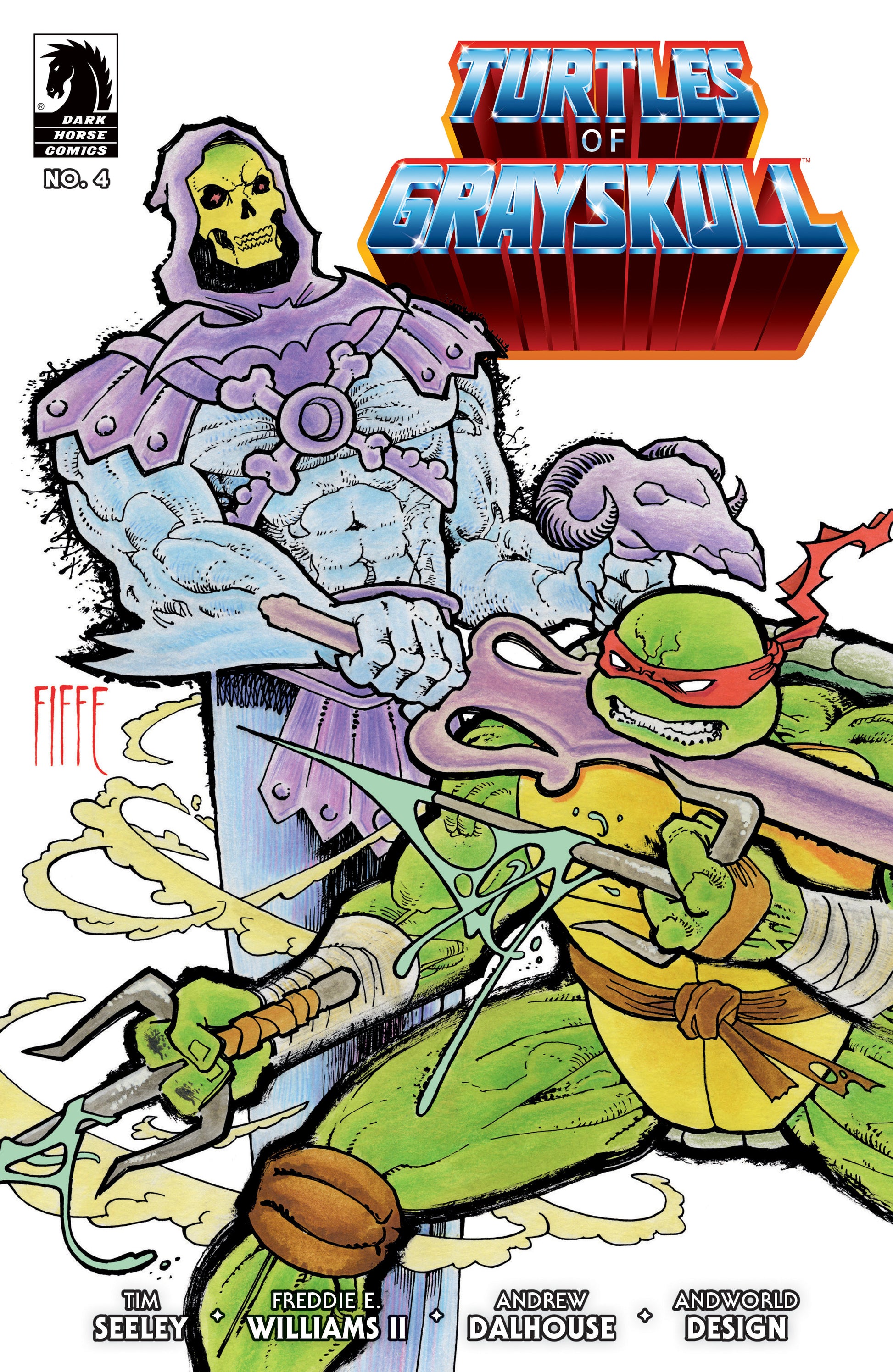 Masters of the Universe/Teenage Mutant Ninja Turtles: Turtles of Grayskull #4 (CVR B) (Michel Fiffe)