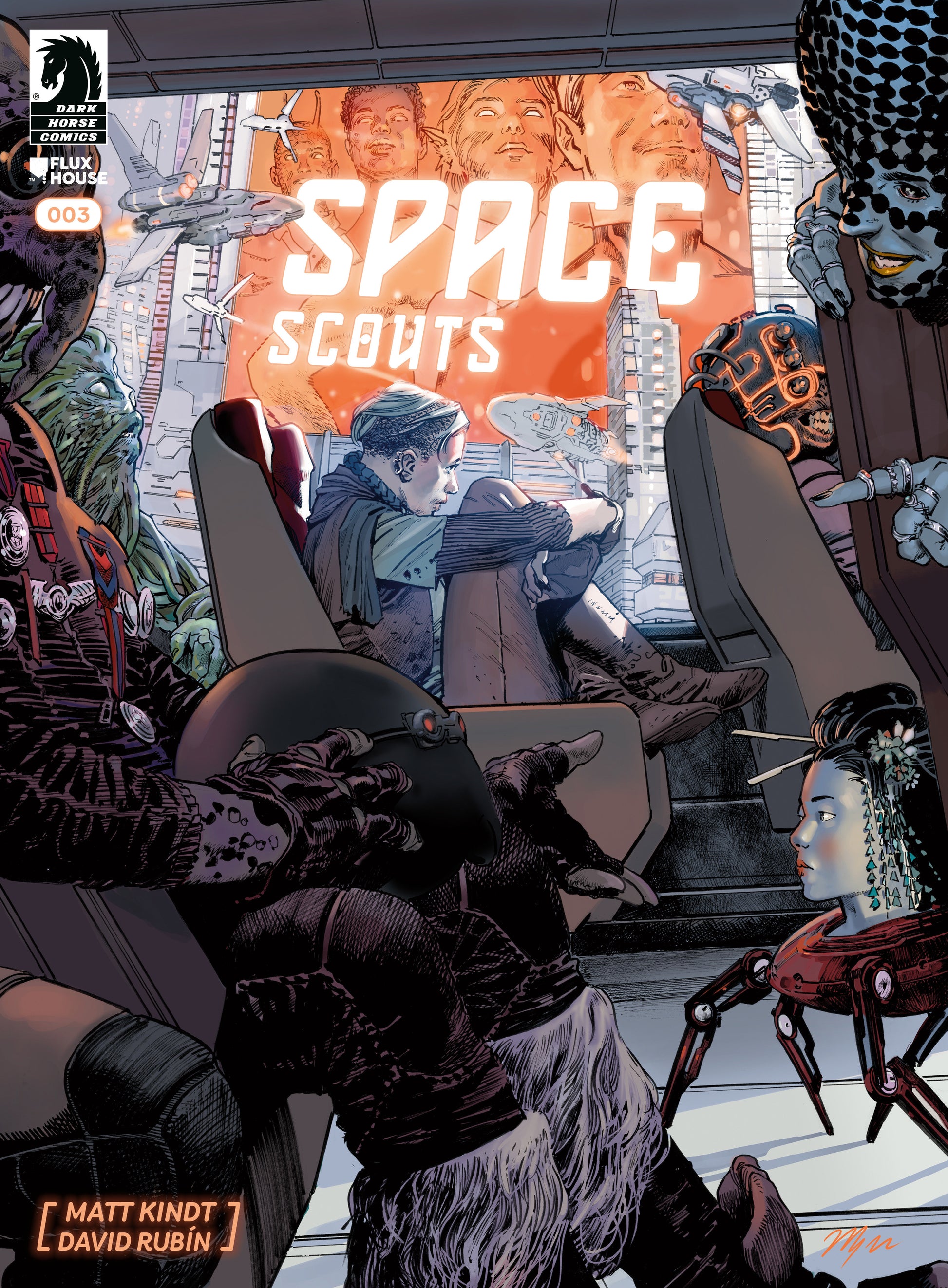 Space Scouts #3 (CVR B) (Alvaro Martinez Bueno)