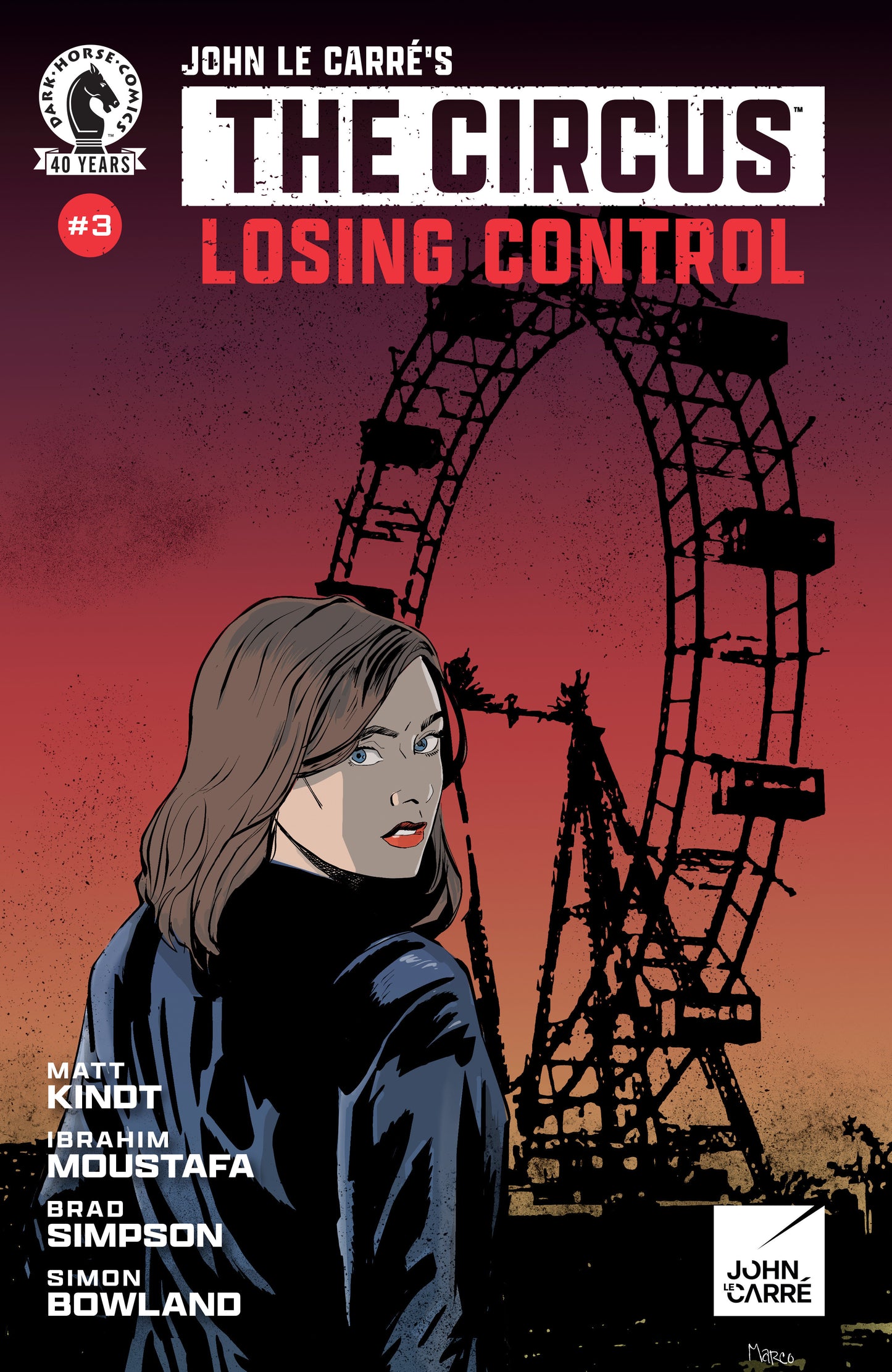 John le Carre's: The Circus-Losing Control #3 (CVR A) (Maro Finnegan)