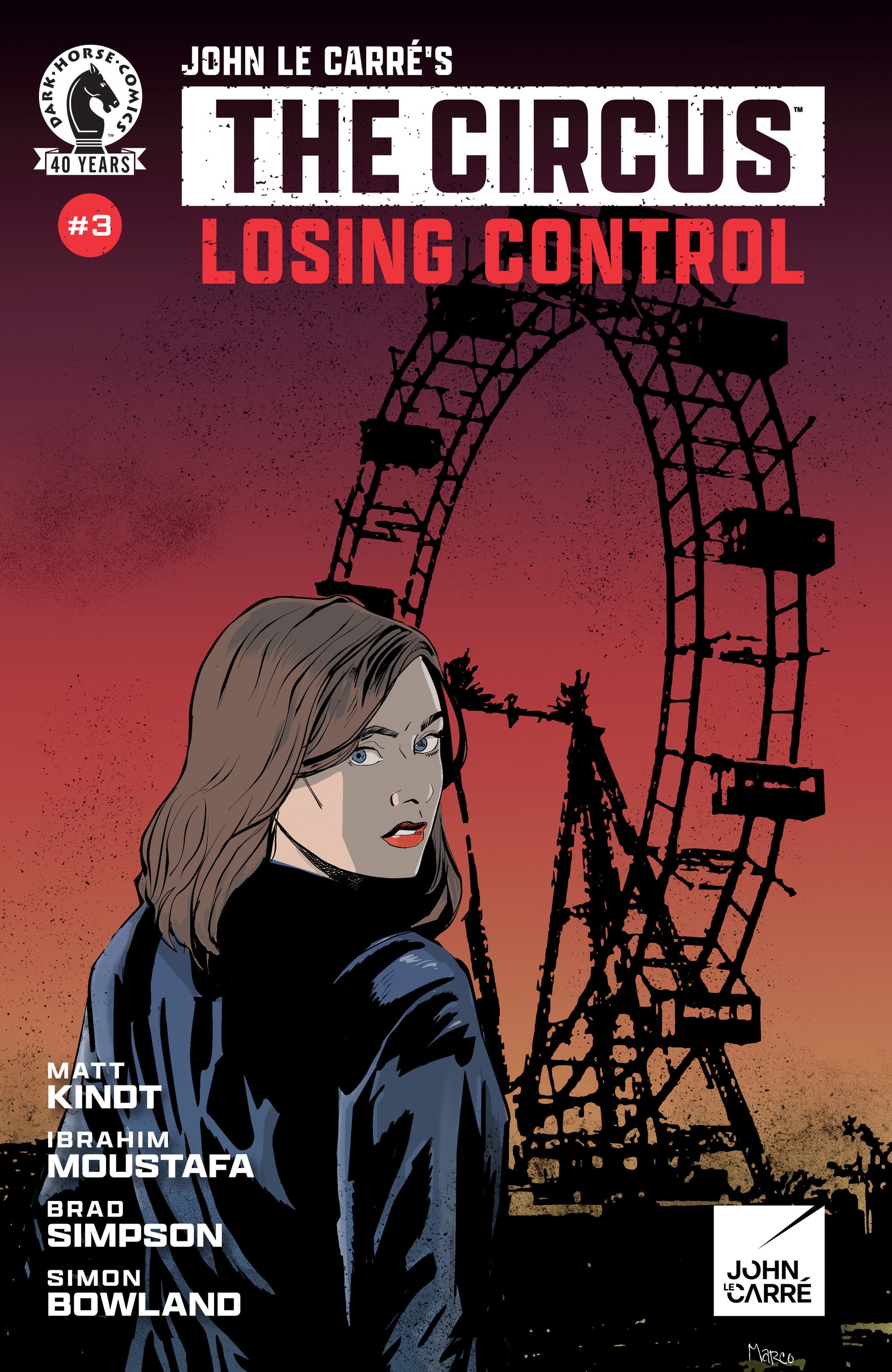 John le Carre's: The Circus-Losing Control #3 (CVR A) (Maro Finnegan)