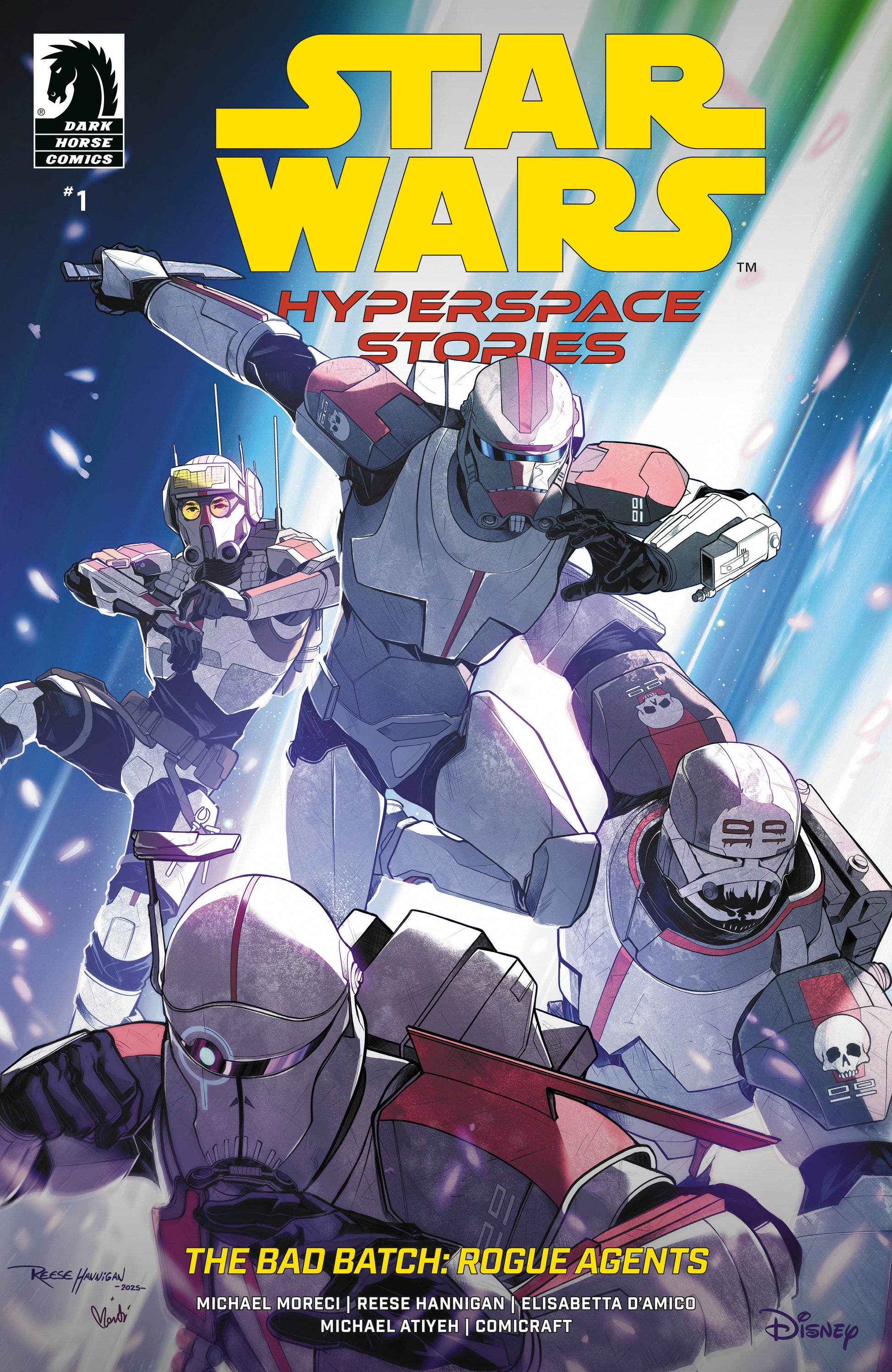 Star Wars: Hyperspace Stories: The Bad Batch-Rogue Agents #1 (Variant CVR C) (Reese Hannigan)