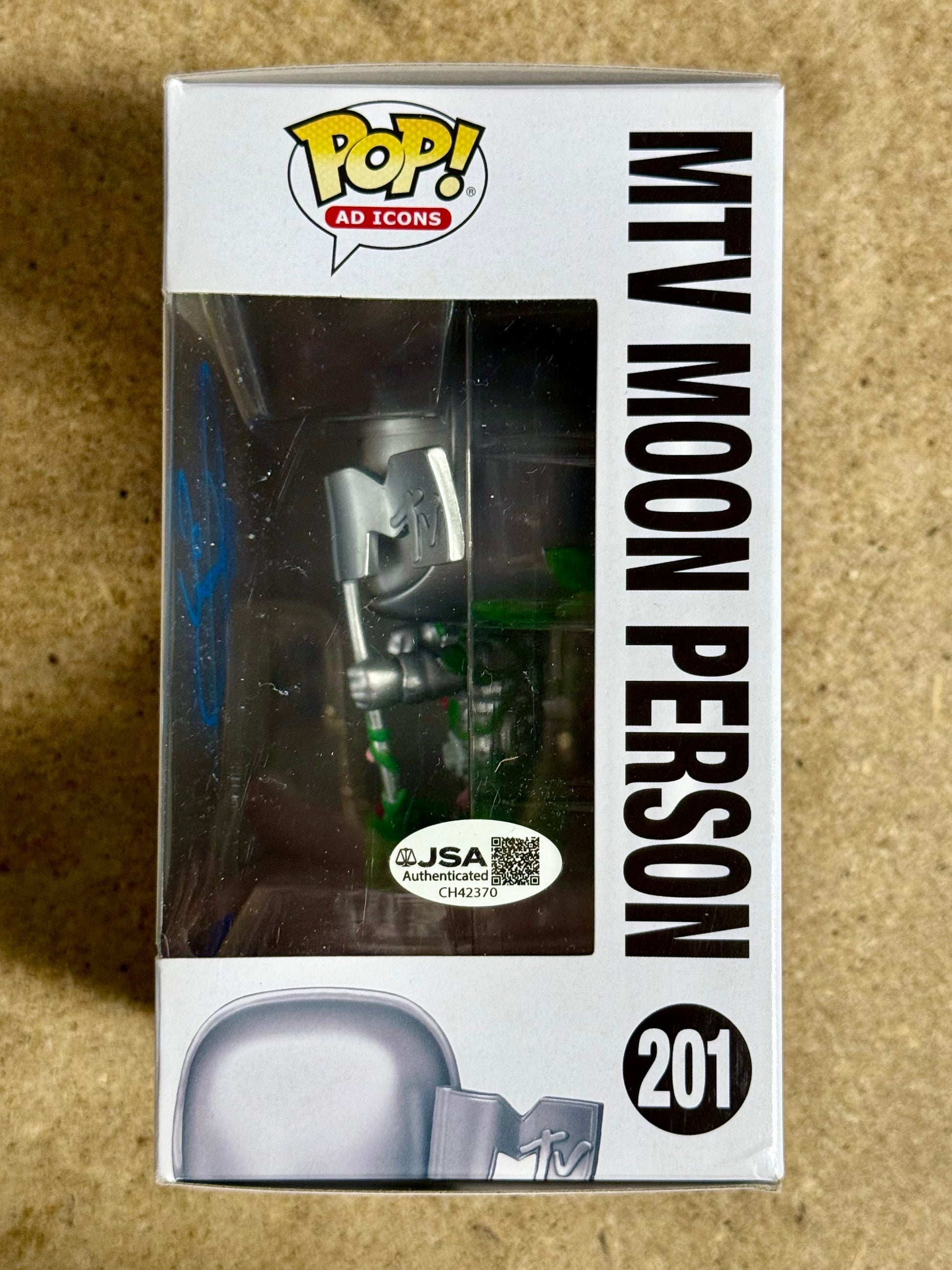 Yung Joc Signed Rapper MTV Moon Man Funko Pop! #201 JSA COA