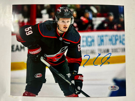 Jake Guentzel Signed Carolina Hurricanes 8X10 Photo With PSA/DNA COA