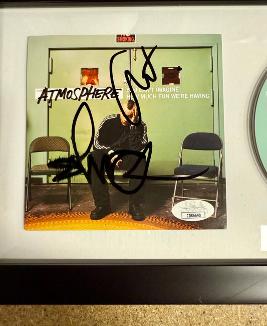 Framed & Signed Slug & Ant Of Atmosphere: Imagine How Much Fun We’re Having CD With JSA COA