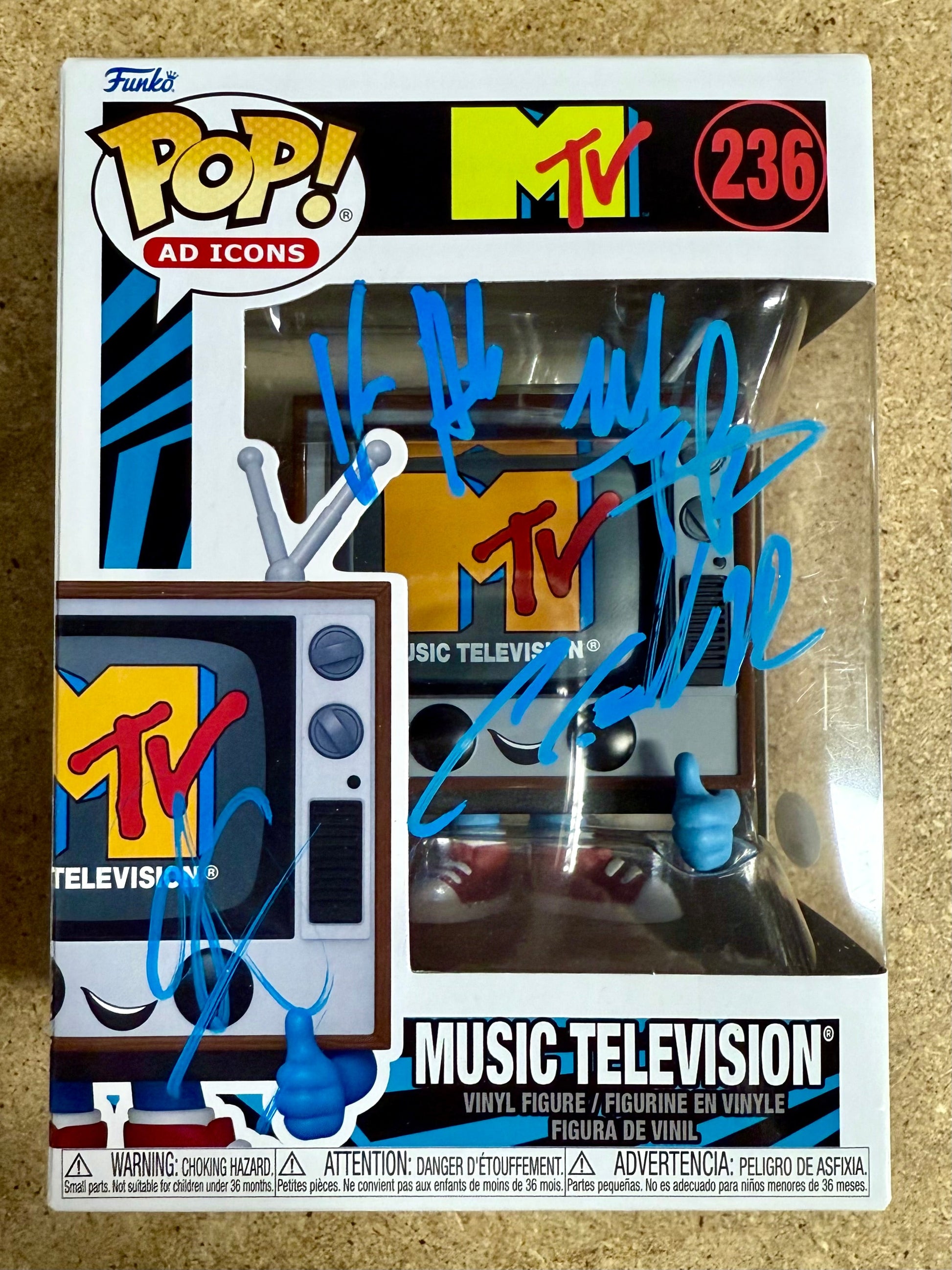 Sevendust Complete Band 2025 Signed MTV Funko Pop #236 With JSA COA