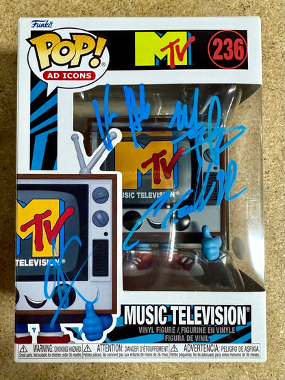 Sevendust Complete Band 2025 Signed MTV Funko Pop #236 With JSA COA