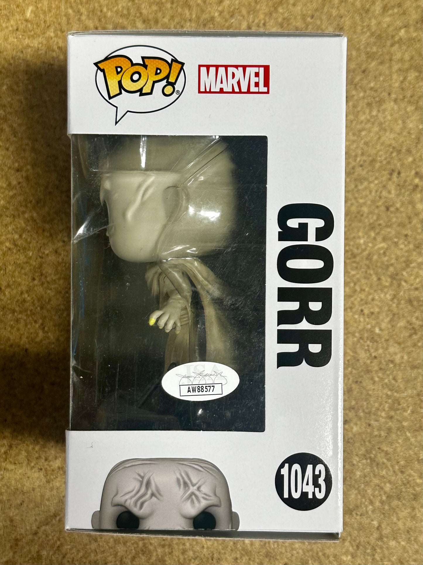 Christian Bale Signed Gorr The God Butcher Thor Funko Pop! #1043 With JSA COA