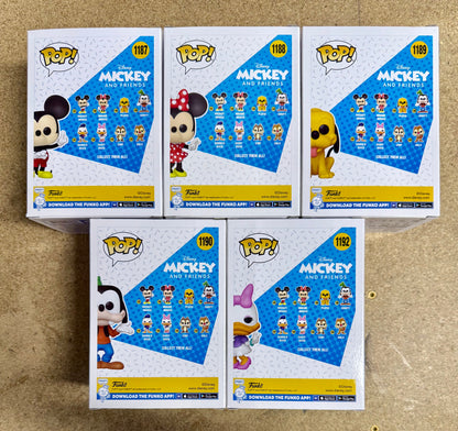 Funko Pop! Disney Mickey Mouse & Friends Pluto Minnie Daisy Goofy 2022