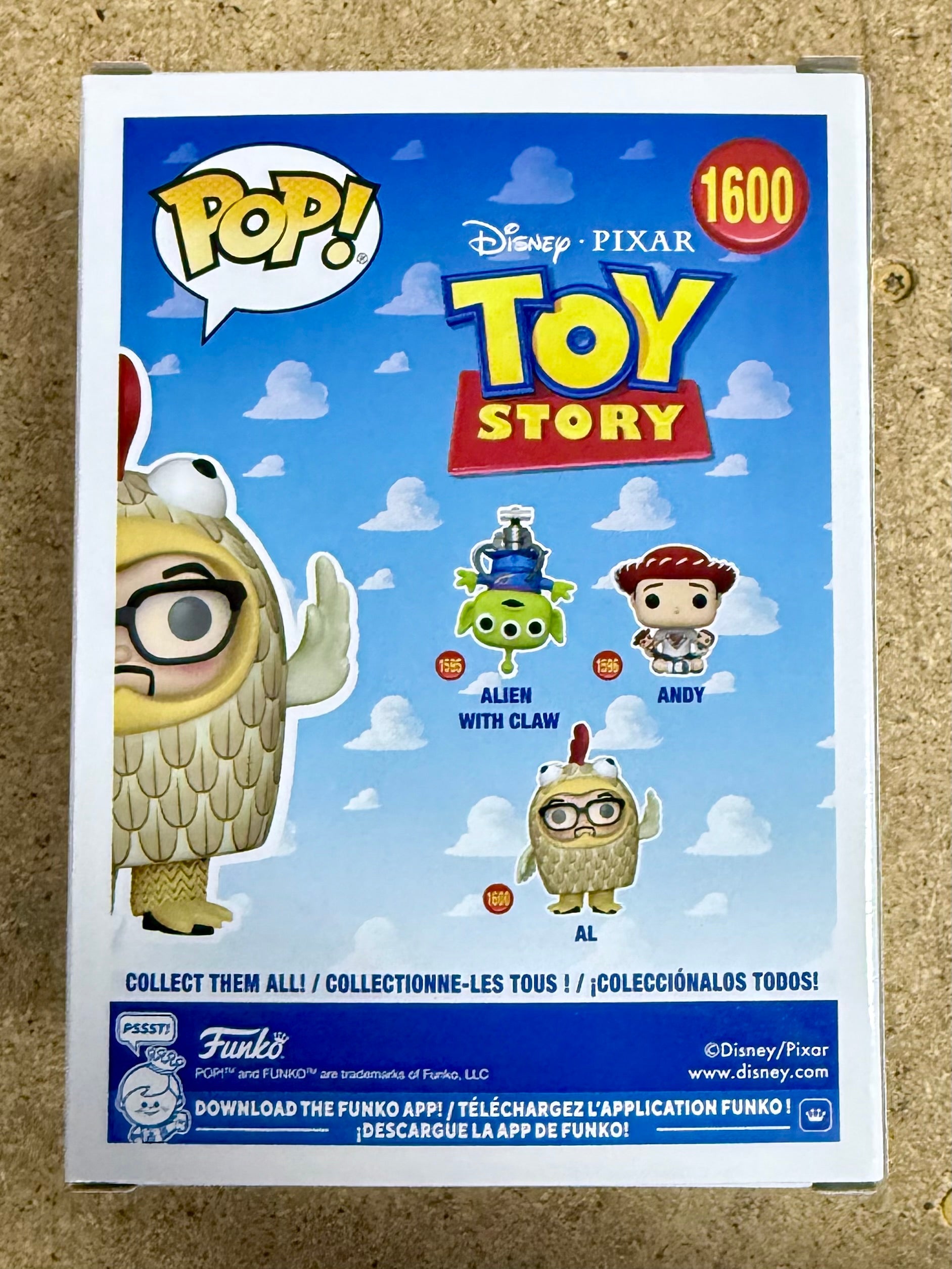 Funko Pop! Disney Pixar AL In Chicken Suit #1600 Toy Story 30th Toy Barn