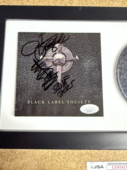 Zakk Wylde Framed & Signed “Order Of The Black” Black Label Society CD Booklet With JSA COA