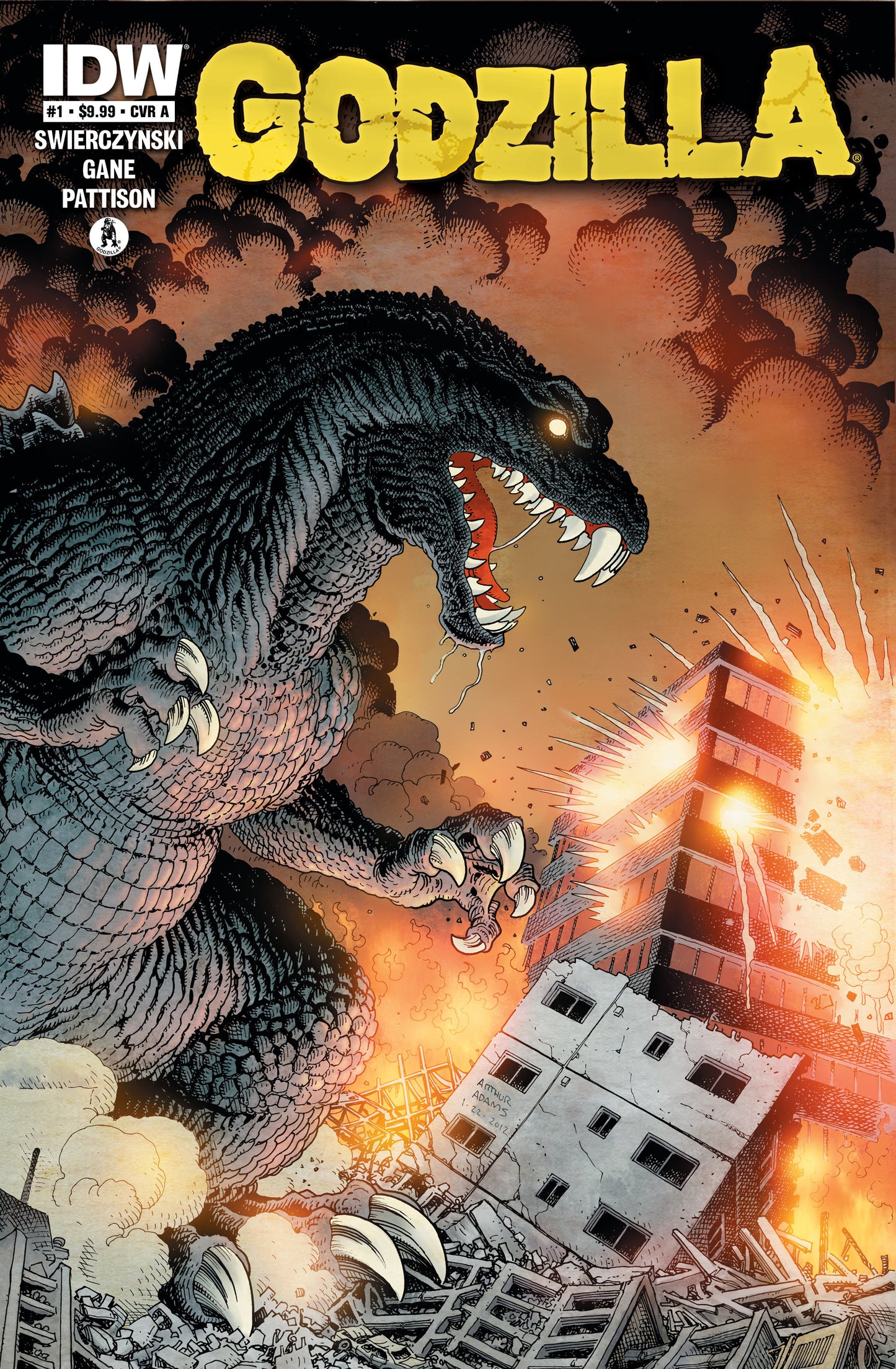 Godzilla 70th Anniversary Foil Classics: Godzilla #1 Cover A (Adams)