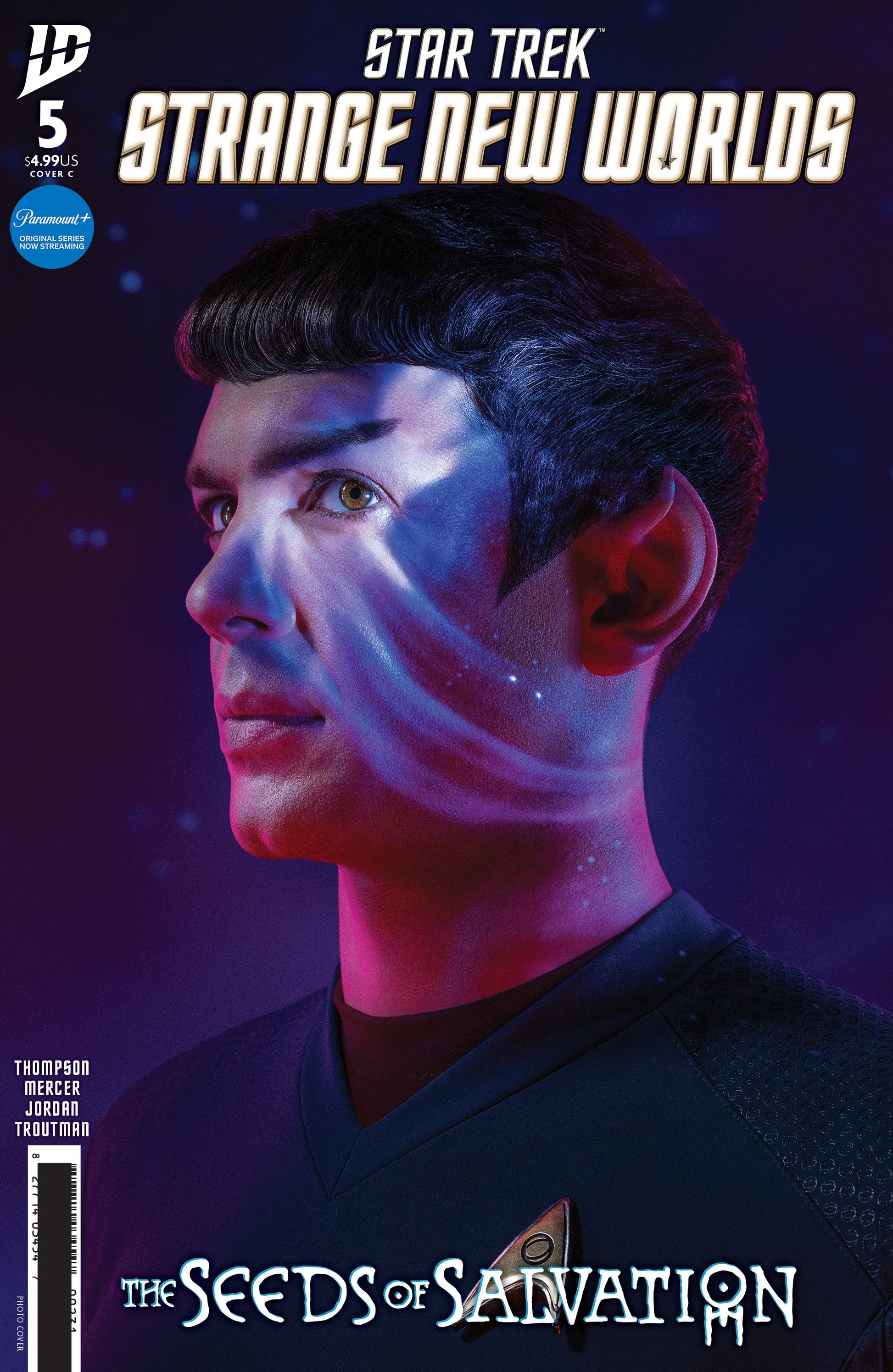 Star Trek: Strange New Worlds-The Seeds of Salvation #5 Variant C (Photo Variant)