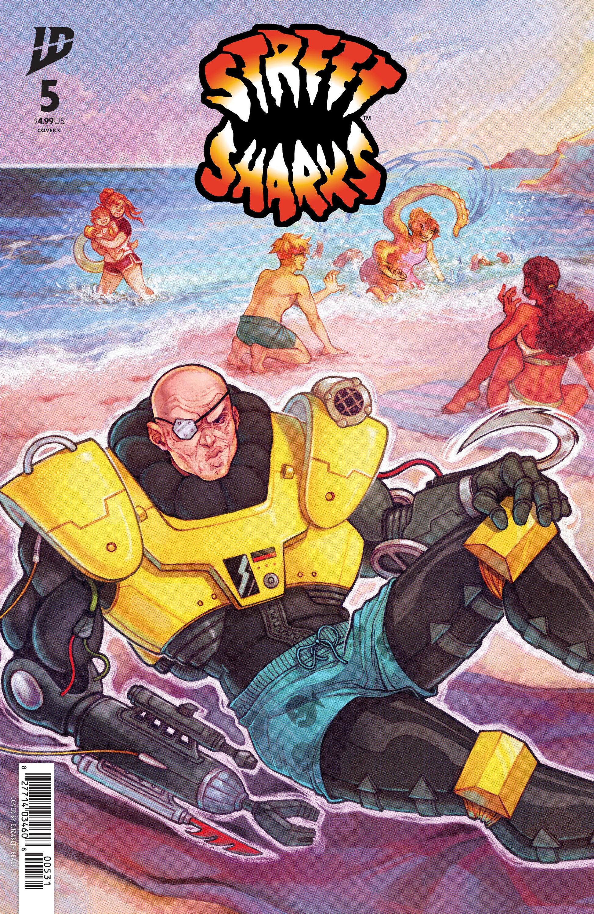 Street Sharks #5 Variant C (Beals)