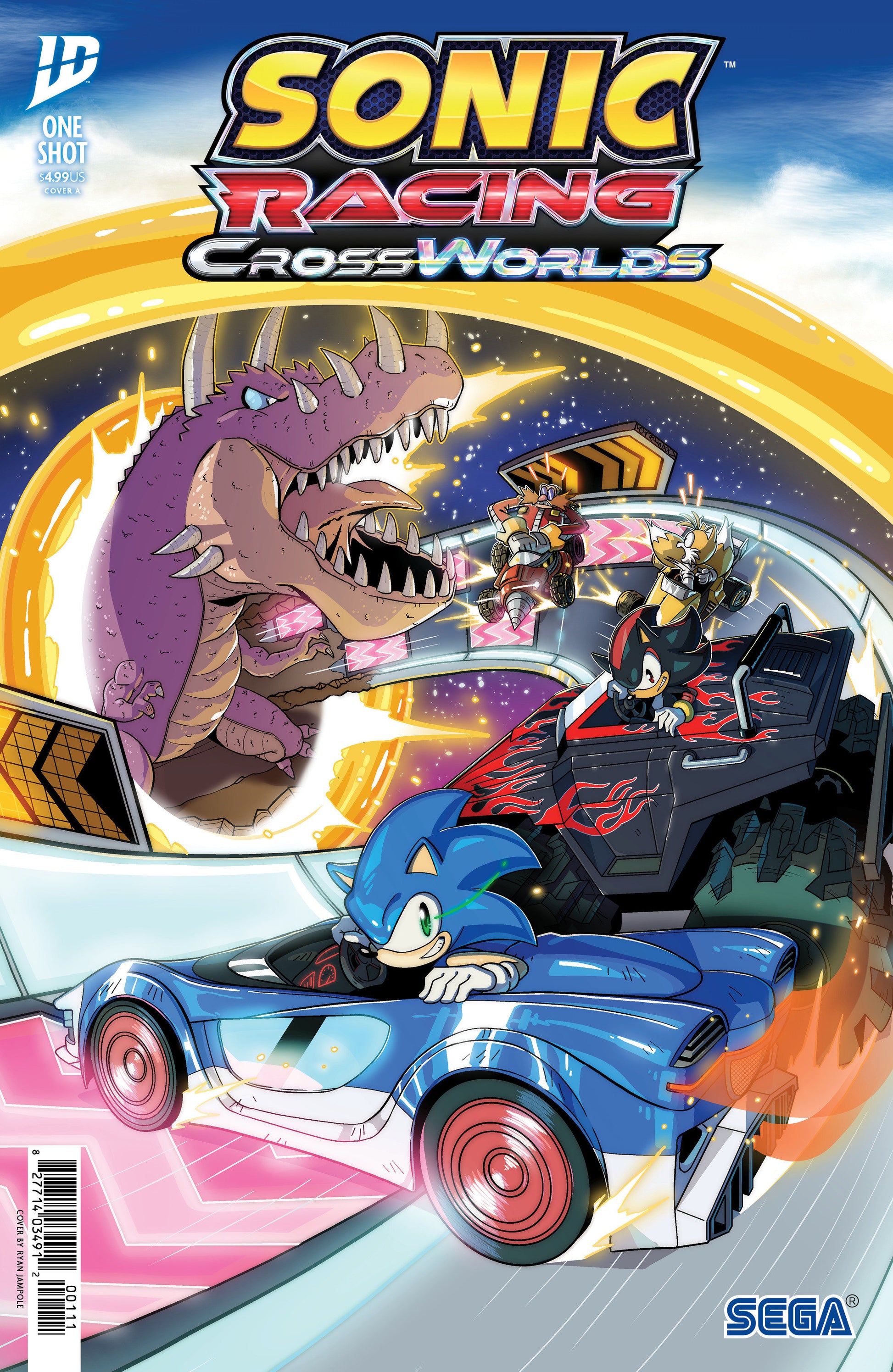 Sonic the Hedgehog: Sonic Racing CrossWorlds Cover A (Jampole)