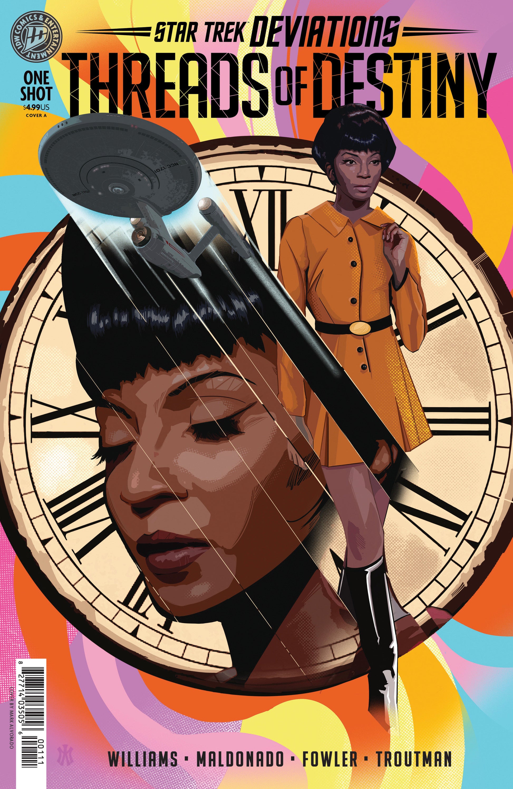 Star Trek: Deviations-Threads of Destiny Cover A (Alvarado)