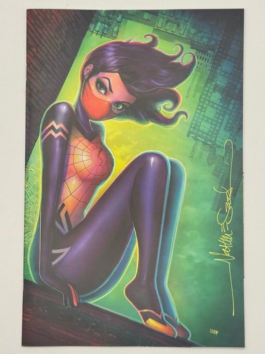 [Signed by Nathan Szerdy] EDGE OF SPIDER-VERSE #1 UNKNOWN COMICS NATHAN SZERDY EXCLUSIVE VIRGIN VAR [IN STOCK]