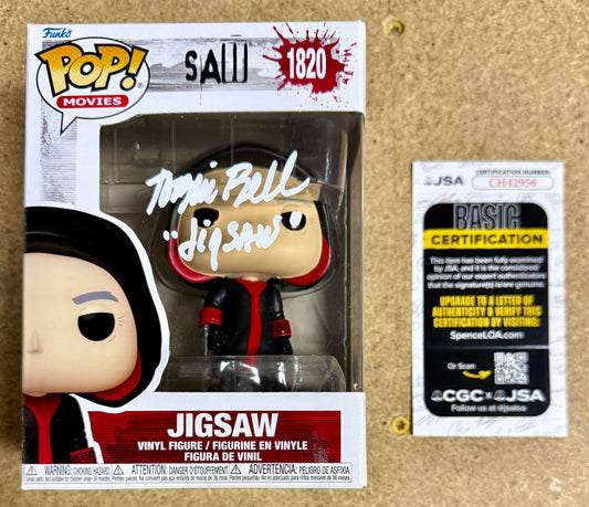 Tobin Bell Signed Saw Hooded Jigsaw Killer 2025 Funko Pop! #1820