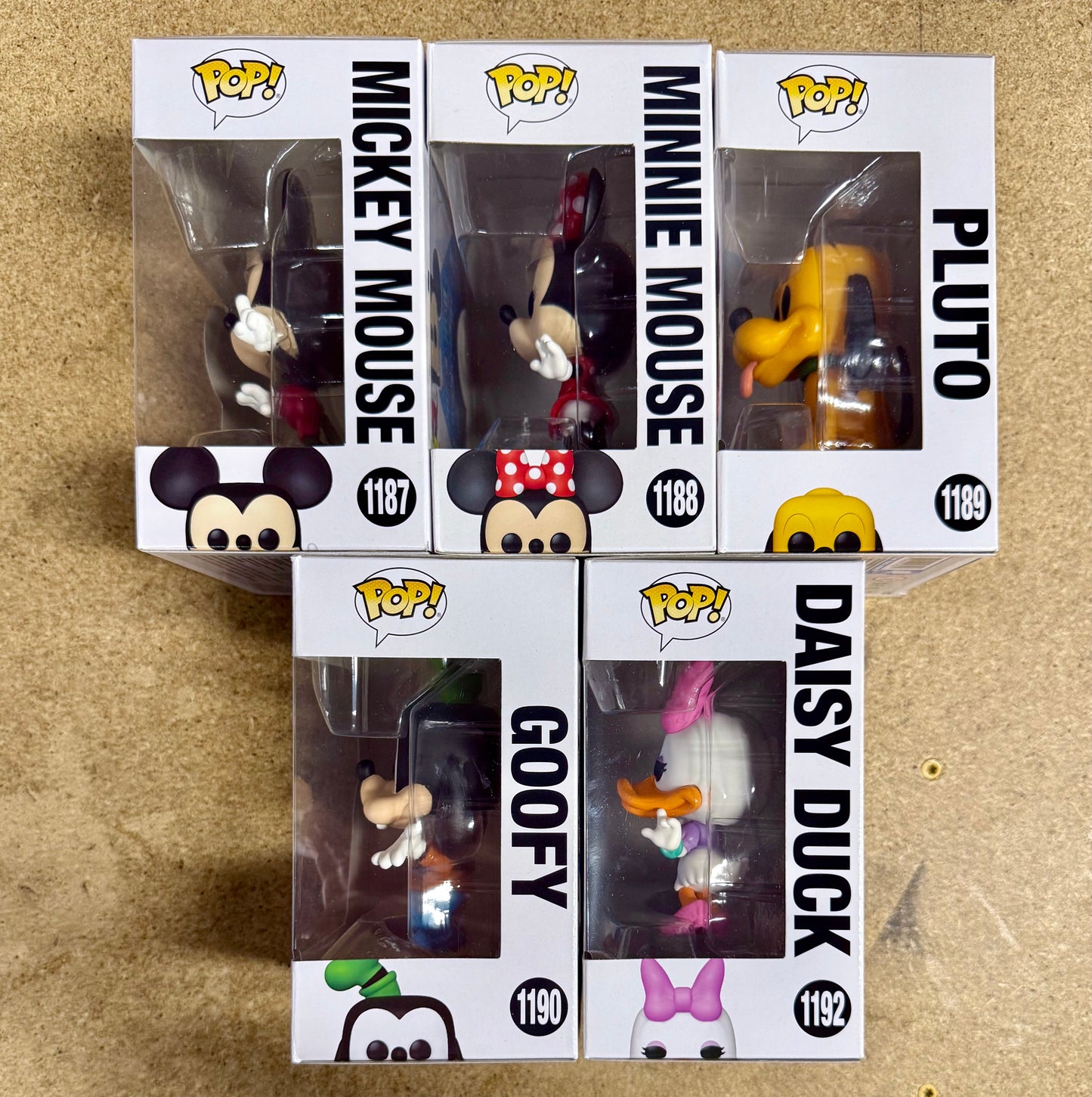 Funko Pop! Disney Mickey Mouse & Friends Pluto Minnie Daisy Goofy 2022