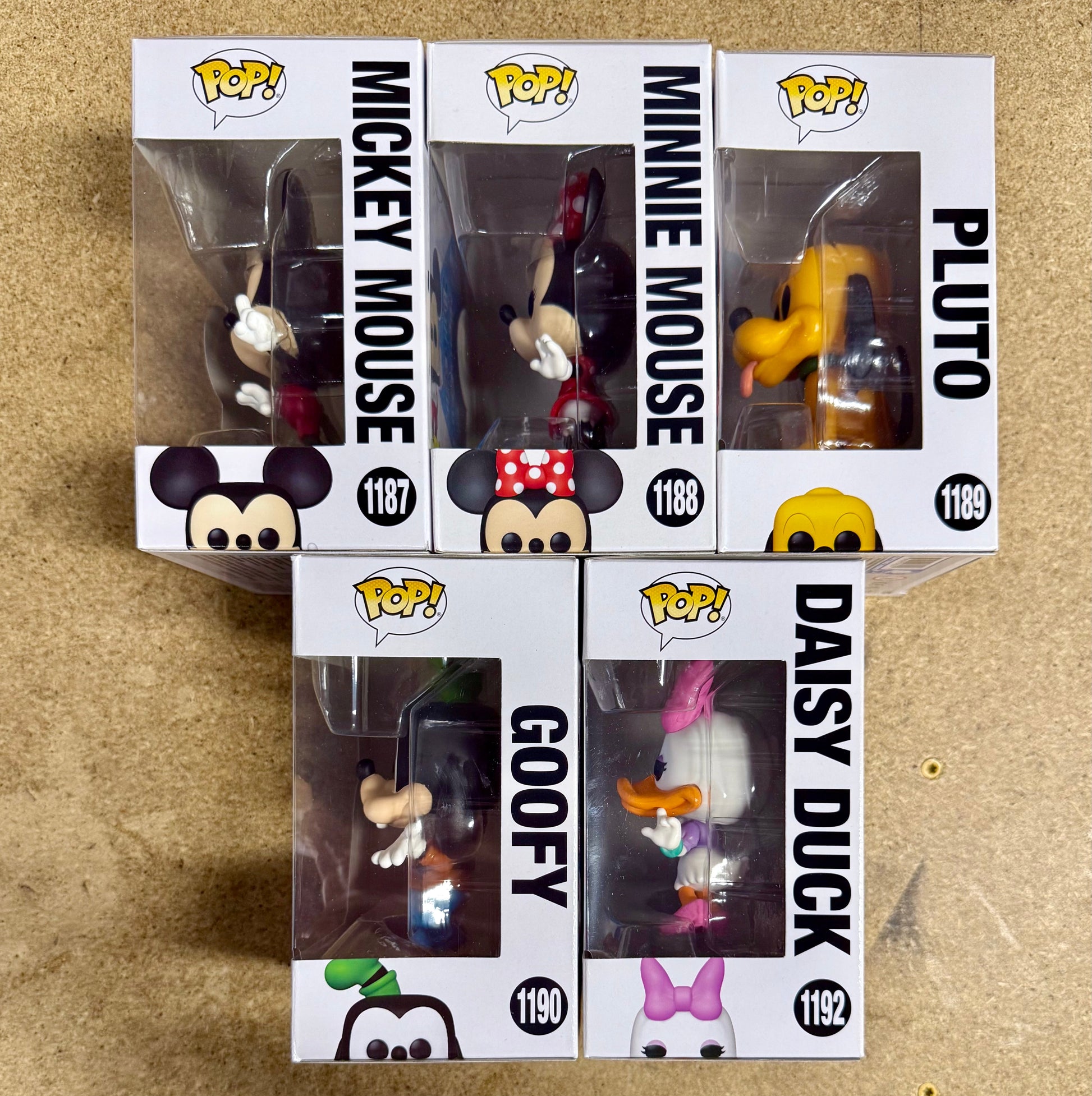 Funko Pop! Disney Mickey Mouse & Friends Pluto Minnie Daisy Goofy 2022