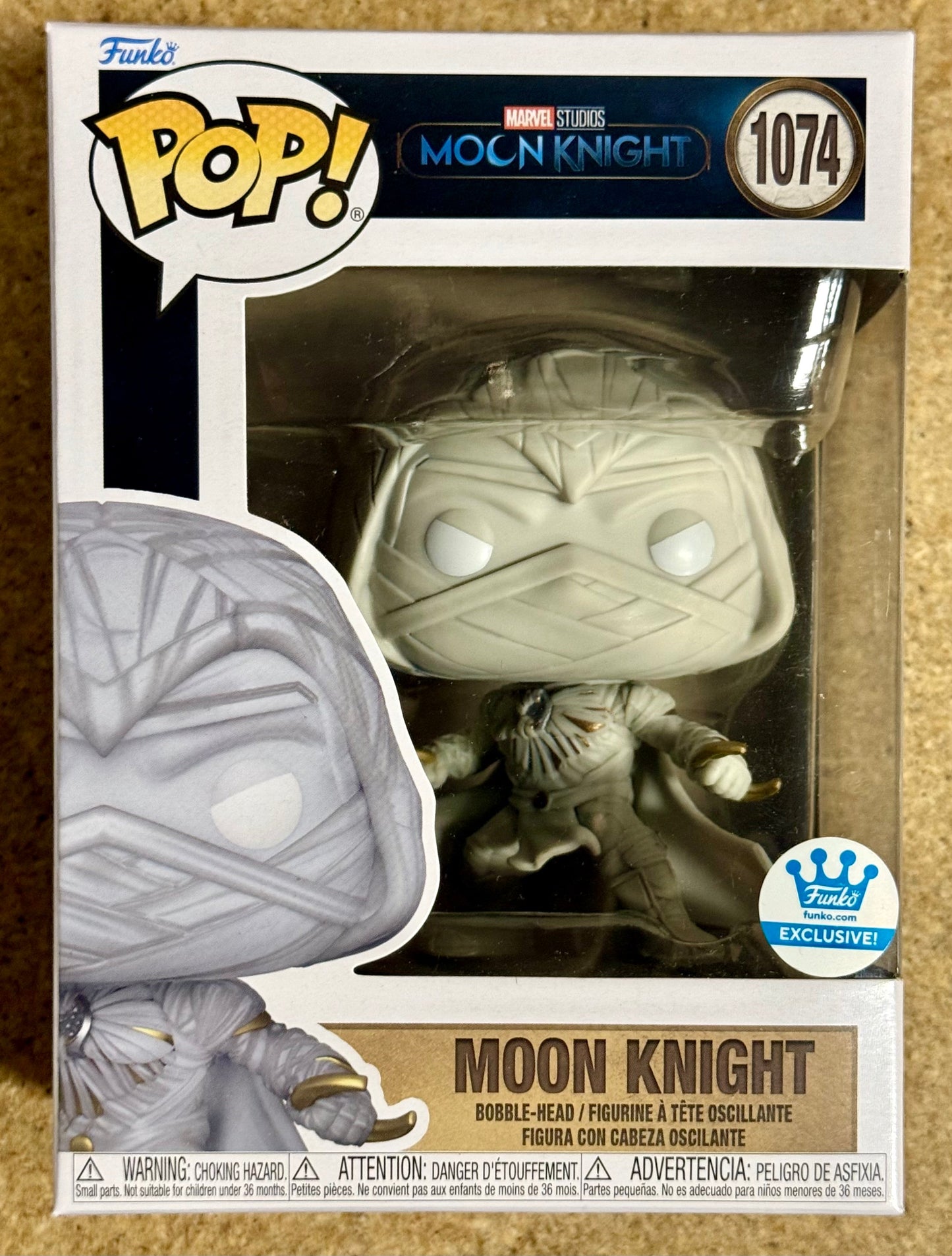 Funko Pop! Marvel Moon Knight #1074 Moon Knight 2022 FS Exclusive