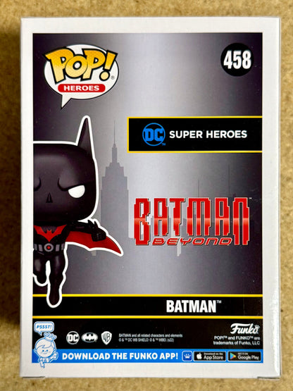 Will Friedle Signed DC Batman Beyond Funko Pop! Exclusive #458 With JSA COA