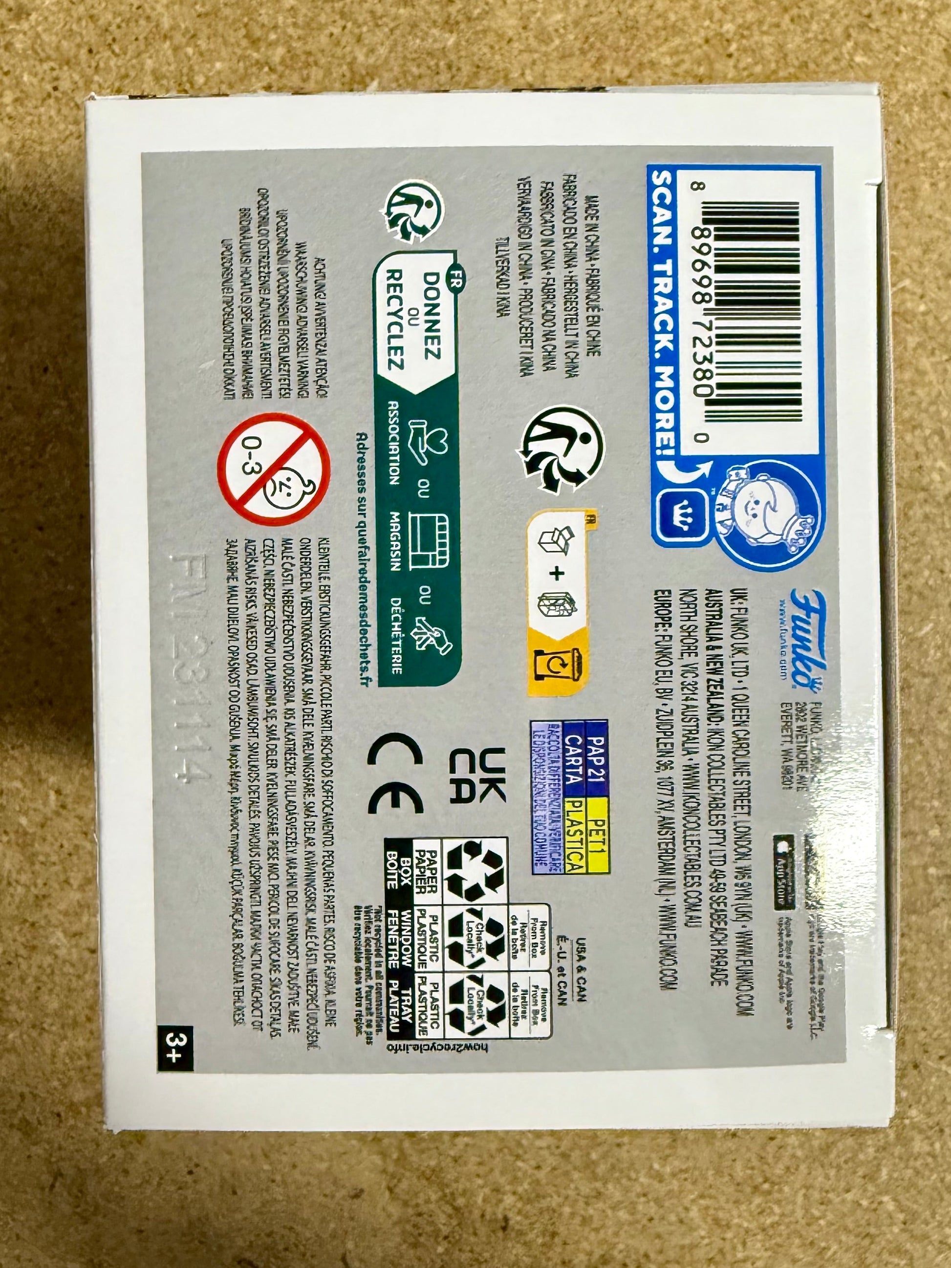 Mark Dascosas Signed Eric Draven Funko Pop! #1429 The Crow With JSA COA