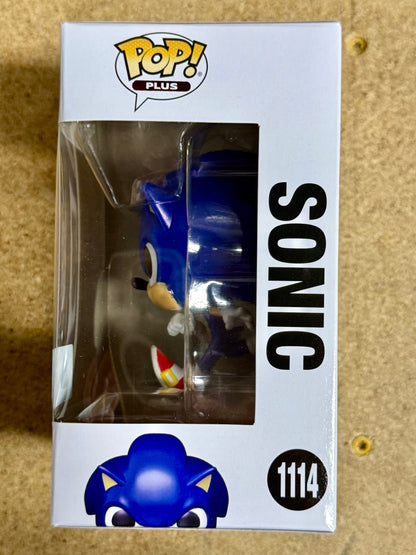 Funko Pop! Plus Games Sonic the Hedgehog (Pearlescent) #1114 Exclusive SEGA